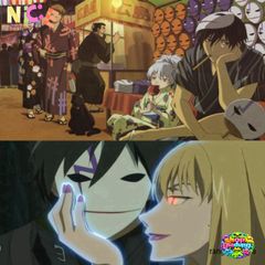 Mặt Nạ Cosplay Anime Đen Hiruko - Phụ Kiện Hóa Trang Halloween Độc Đáo, Thích Hợp Cho Sự Kiện Hội Chợ Anime và Chụp Hình