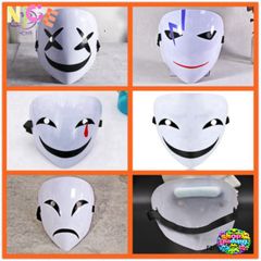 Mặt Nạ Cosplay Anime Đen Hiruko - Phụ Kiện Hóa Trang Halloween Độc Đáo, Thích Hợp Cho Sự Kiện Hội Chợ Anime và Chụp Hình