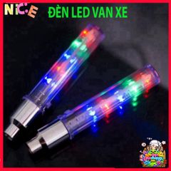 Đèn Vòi Chói LED 5 Bóng Cho Xe Đạp - 8 Chế Độ Ánh Sáng An Toàn Ban Đêm, Phụ Kiện MTB Gắn Van Xe Đạp, Dễ Dàng Lắp Đặt