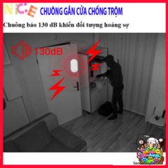 Chuông Báo Khách Đa Năng CTFAST MC-03 - Thiết Bị Cảnh Báo Chống Trộm Thông Minh cho Cửa và Cửa Sổ, Âm Thanh Lớn 130dB