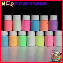 Sơn Dạ Quang 9 Màu Thắp Sáng Rực Rỡ 22ml - Sơn Trang Trí Nghệ Thuật An Toàn, Tạo Hiệu Ứng Lung Linh trong Bóng Tối
