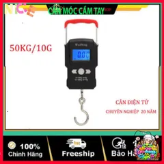 Cân Điện Tử Mini A23 - Cân Chính Xác 50kg, Độ Nhạy 10g, Thiết Kế Gọn Nhẹ, Phù Hợp Nấu Ăn và Đi Chợ - Bảo Hành 12 Tháng