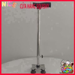 Gậy Batoong 4 Chân INOX - Hỗ Trợ Di Chuyển An Toàn Cho Người Già và Người Khuyết Tật - Chống Trơn Trượt, Thiết Kế Siêu Bền