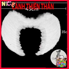 Cánh Cục Cưng Trắng Huyền Bí - Phụ Kiện Hóa Trang Độc Đáo Cho Lễ Hội Halloween, Biểu Diễn Nghệ Thuật, Giao Hàng Nhanh