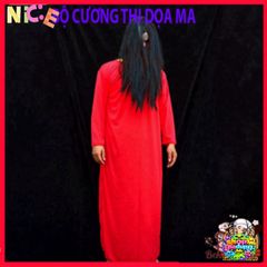 Bộ Đồ Hóa Trang MA Zombie - Trang Phục Dọa Ma Halloween, Phù Hợp Cho Tiệc Tùng Và Sinh Nhật - Size L, Chất Liệu Mềm Mại, Thoáng Khí
