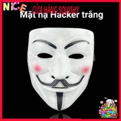 Mặt Nạ Hacker Anonymous - Phụ Kiện Thời Trang Độc Đáo Cho Tiệc Halloween & Lễ Hội, Đồ Trang Trí Bí Ẩn, Phong Cách Công Nghệ