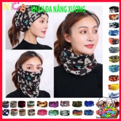 Khăn Phượt Đazí Đầu Lâu - Khăn Đa Chức Năng Chống Nắng, Bụi, Thể Thao, Thời Trang Cho Các Chuyến Đi Dã Ngoại