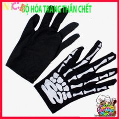 Bộ Trang Phục Hóa Trang Thần Chết Halloween - Áo Choàng, Mặt Nạ & Găng Tay Cho Bé & Người Lớn - Phù Hợp Với Các Kích Cỡ Khác Nhau