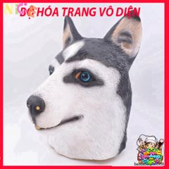 Mặt Nạ HUSKY Chó Ngáo Đen Halloween - Phụ Kiện Hóa Trang Độc Đáo Cho Tiệc Tùng và Sự Kiện Cosplay