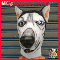 Mặt Nạ HUSKY Chó Ngáo Đen Halloween - Phụ Kiện Hóa Trang Độc Đáo Cho Tiệc Tùng và Sự Kiện Cosplay