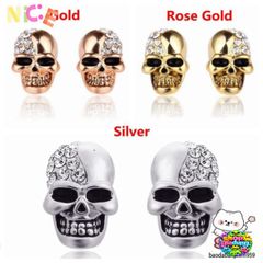 Bông tai đá pha lê Gothic - Trang sức vintage độc đáo và cá tính cho phong cách thời trang nổi bật