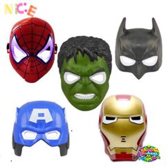 Mặt Nạ Siêu Anh Hùng Hoạt Hình Cho Trẻ Em - Người Nhện, Người Dơi, Đội Trưởng Mỹ, Hulk - Phụ Kiện Hóa Trang Thú Vị