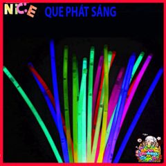 Que Phát Sáng Dạ Quang 100 Chiếc - Vòng Đeo Tay Sáng Tạo Cho Buổi Tiệc Đêm, Dụng Cụ Vui Chơi An Toàn Cho Trẻ Em và Người Lớn