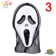 Mặt Nạ Halloween Pkyeg Scream - Phụ Kiện Tiệc Ma Quái Unisex - Trang Trí Dịp Lễ Halloween Đ độc Đáo