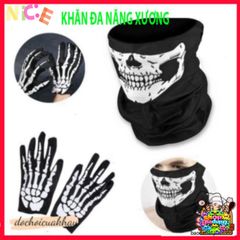 Khẩu Trang Đầu Lâu Xương Cá Đa Năng - Khăn Lanh Thoáng Mát, Chống Nắng, Phụ Kiện Thời Trang Cho Mọi Hoạt Động Ngoài Trời 50cm