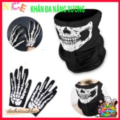 Khẩu Trang Đầu Lâu Xương Cá Đa Năng - Khăn Lanh Thoáng Mát, Chống Nắng, Phụ Kiện Thời Trang Cho Mọi Hoạt Động Ngoài Trời 50cm