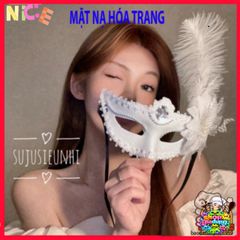 Mặt Nạ Tiệc Lông Vũ Độc Đáo - Phụ Kiện Thời Trang Tết Trung Thu, Halloween, Dự Tiệc - Kiểu Dáng Sáng Tạo và Thú Vị