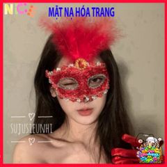 Mặt Nạ Tiệc Lông Vũ Độc Đáo - Phụ Kiện Thời Trang Tết Trung Thu, Halloween, Dự Tiệc - Kiểu Dáng Sáng Tạo và Thú Vị