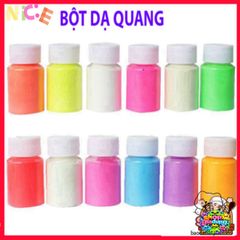 Hũ Bột Dạ Quang 12 Màu Sắc - Bột Nhuộm Resin Phát Sáng Trong Bóng Tối Cho Nghệ Thuật Thủ Công Và Trang Sức Sáng Tạo