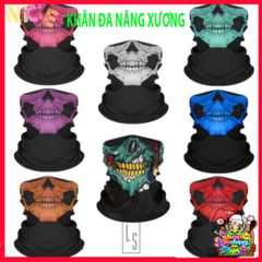 Khăn Ống Phượt Đầu Lâu Skull - Phụ Kiện Thời Trang Cho Tín Đồ Phiêu Lưu - Bandana Độc Đáo, Giữ Ấm và Bảo Vệ Trong Các Chuyến Đi