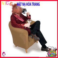 Mặt Nạ Latex Ngựa Halloween - Phụ Kiện Hóa Trang Cho Tiệc Tùng Độc Đáo Dành Cho Người Lớn Và Trẻ Em