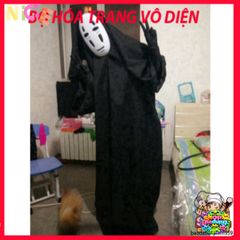 Set Bộ Y Phục Nhập Vai Ma Vô Diện Spirited Away - Cosplay Chính Hãng cho Tất Cả Lứa Tuổi với Áo Choàng và Mặt Nạ Huyền Bí