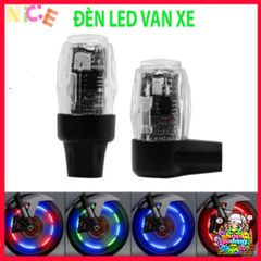 Đèn Led Lốp Xe Ô Tô Xe Máy Xe Đạp - Bộ 4 Nắp Van Trang Trí Cảm Biến Rung, Sạc Type-C Tiện Lợi, Đa Màu Sắc Thời Trang