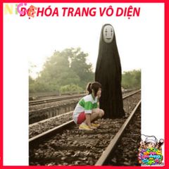 Bộ Đồ Cosplay Vô Diện Đen - Áo Choàng & Mặt Nạ Gid Mạch Kiki Spirited Away - Thời Trang Hóa Trang Độc Đáo cho Sự Kiện Anime