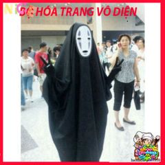 Bộ Đồ Cosplay Vô Diện Đen - Áo Choàng & Mặt Nạ Gid Mạch Kiki Spirited Away - Thời Trang Hóa Trang Độc Đáo cho Sự Kiện Anime
