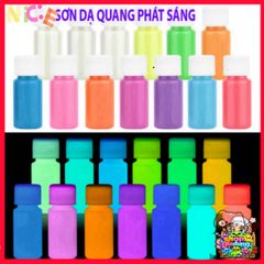 Sơn Dạ Quang 20g Acrylic Đa Sắc - Tạo Hiệu Ứng Ánh Sáng Đêm Cho Nghệ Thuật, DIY, Trang Trí Độc Đáo