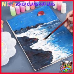 Sơn Dạ Quang 20g Acrylic Đa Sắc - Tạo Hiệu Ứng Ánh Sáng Đêm Cho Nghệ Thuật, DIY, Trang Trí Độc Đáo