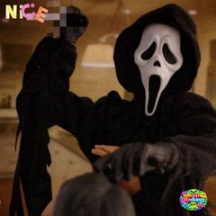 Mặt nạ Ghostface La hét Kinh dị - Đồ trang trí Halloween Cosplay cho bữa tiệc hóa trang và sự kiện đặc biệt