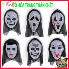Mặt Nạ Thần Chết Scream Halloween Cao Cấp - Phụ Kiện Kinh Dị Độc Đáo Cho Tiệc Hóa Trang, Dạ Hội Ấn Tượng