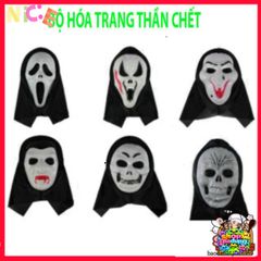 Mặt Nạ Thần Chết Scream Halloween Cao Cấp - Phụ Kiện Kinh Dị Độc Đáo Cho Tiệc Hóa Trang, Dạ Hội Ấn Tượng