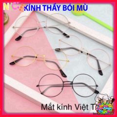 Kính Gọng Tròn GT01 - Kính Thời Trang Hiện Đại Cho Giới Trẻ, Phong Cách Năng Động và Độc Đáo, Có Thể Thay Tròng Kính