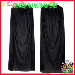 Áo Choàng Halloween Thần Chết Bí Ẩn 120cm Kèm Mặt Nạ Đầu Lâu - Trang Phục Hóa Trang ấn Tượng cho Tiệc Tùng hoặc Lễ Hội