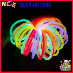 Bộ 100 Que Phát Sáng Dạ Quang Với 100 Đầu Nối - Vòng Đeo Tay Nhiều Màu Sắc Vui Nhộn Cho Tiệc Tối và Hoạt Động Ngoài Trời