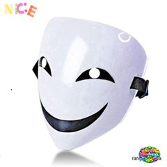 Mặt Nạ Hoạt Hình Nụ Cười Trắng Sáng - Phụ Kiện Cosplay Halloween Cho Nam Nữ, Sự Kiện Tiệc Tùng và Lễ Hội