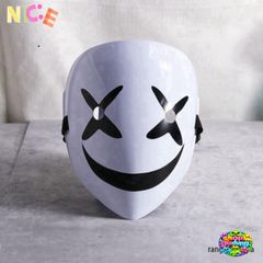 Mặt Nạ Hoạt Hình Nụ Cười Trắng Sáng - Phụ Kiện Cosplay Halloween Cho Nam Nữ, Sự Kiện Tiệc Tùng và Lễ Hội