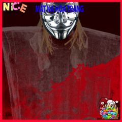Mặt Nạ V for Vendetta Biểu Tượng - Phụ Kiện Halloween Độc Đáo, Dùng Cho Cosplay, Lễ Hội và Tiệc Hóa Trang