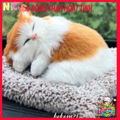 Kính Mèo Hoa Cúc Lõi Than Hoạt Tính Khử Mùi Siêu Mềm Cho Nội Thất Xe Ô Tô - Trang Trí Đáng Yêu và Thoáng Khí