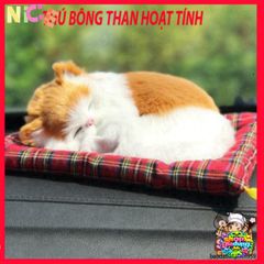 Kính Mèo Hoa Cúc Lõi Than Hoạt Tính Khử Mùi Siêu Mềm Cho Nội Thất Xe Ô Tô - Trang Trí Đáng Yêu và Thoáng Khí