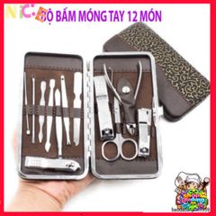 Bộ Dụng Cụ Làm Đẹp 12 Món - Bao Gồm Dụng Cụ Cắt Móng & Tập Giảm Cân An Toàn Tại Nhà - Giải Pháp Chăm Sóc Sắc Đẹp Tiện Lợi