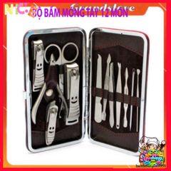 Bộ Dụng Cụ Làm Đẹp 12 Món - Bao Gồm Dụng Cụ Cắt Móng & Tập Giảm Cân An Toàn Tại Nhà - Giải Pháp Chăm Sóc Sắc Đẹp Tiện Lợi