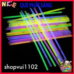 Que Thắp Sáng Đổi Màu LED 50 Que Dạ Quang - Trang Trí Tiệc Tùng, Sinh Nhật, Ngoài Trời - Lắp Nối Dễ Dàng, Độ Sáng 8-12 Giờ
