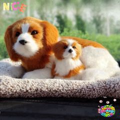 Thú Bông Khử Mùi Than Hoạt Tính - Gấu Cún Vàng Dễ Thương Hút Mùi Tự Nhiên Cho Không Gian Sống và Xe Ô Tô