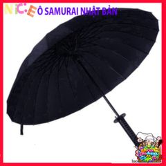 Ô Dù Che Mưa Katana 16 Nan - Phong Cách Nhật Đen Đẹp, Chống Nắng, Phụ Kiện Thời Trang Nam Nữ Hấp Dẫn