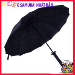 Ô Dù Che Mưa Katana 16 Nan - Phong Cách Nhật Đen Đẹp, Chống Nắng, Phụ Kiện Thời Trang Nam Nữ Hấp Dẫn