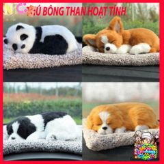 Thú Nhồi Bông Lõi Than Hoạt Tính Khử Mùi Ô Tô - Trang Trí và Lọc Không Khí Dễ Thương 20x28cm