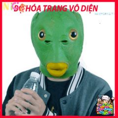 Mặt Nạ Silicon Ếch Xanh Dành Cho Người Lớn - Phụ Kiện Hóa Trang Độc Đáo Cho Tiệc Halloween và Cosplay